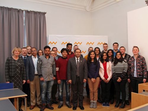 Die TeilnehmerInnen und GastgeberInnen der 1. Indo-German Summer-Winter-School an der OTH in Amberg