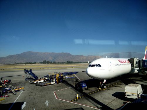 Ankunft Flughafen Santiago