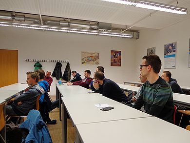 Studierende in der Forschungsvorlesung