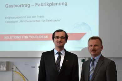Dipl. Wirt.-Ing. (FH) Alexander Reichenberger und Prof. Ulrich Müller