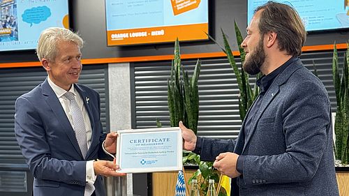 Clemens Bulitta und Ostap Ukrainets
