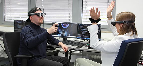 Studierende des Studiengangs Medieninformatik