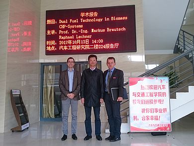 Raphael Lechner, Prof. Luo Fuqiang, Prof. Dr. Markus Brautsch