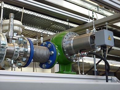 ORC-Turbine im Einsatz (Foto: Prof. Dr.-Ing. Andreas P. Weiß)