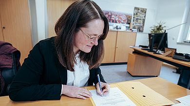 wechselt sie nun zu einer neuen Aufgabe