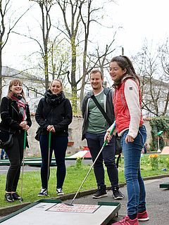 Über 50 Studierende nahmen am Turnier teil.