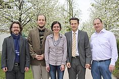 Start des Projektes (v.l.: Meiller, Gerlang, Preißner, Kraus, Wiedemann)