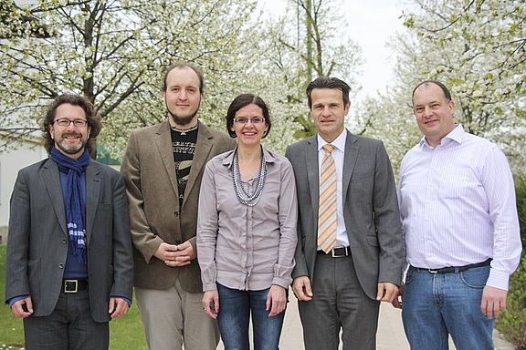 Start des Projektes (v.l.: Meiller, Gerlang, Preißner, Kraus, Wiedemann)