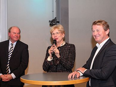 Wolfgang Weber, Cornelia Rudloff-Schäffer und Bruno Götz