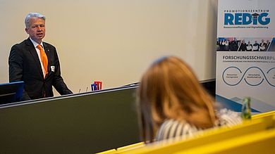 Prof. Dr. Clemens Bulitta übernahm gemeinsam mit den Präsidenten der anderen beiden Hochschulen die Begrüßung