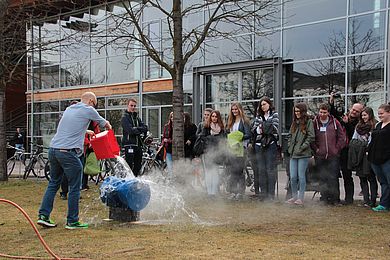 Vorführung auf dem Campus