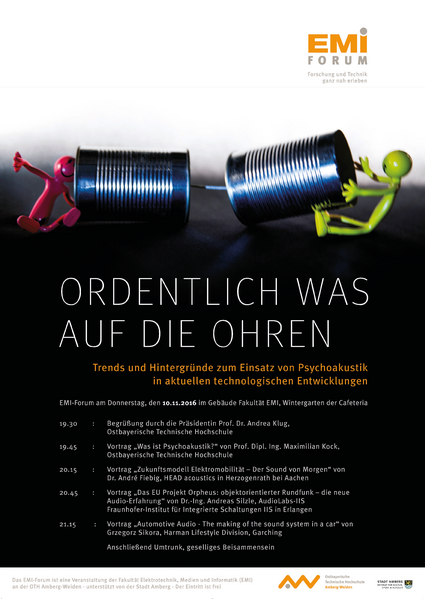 Plakat EMI-Forum November 2016