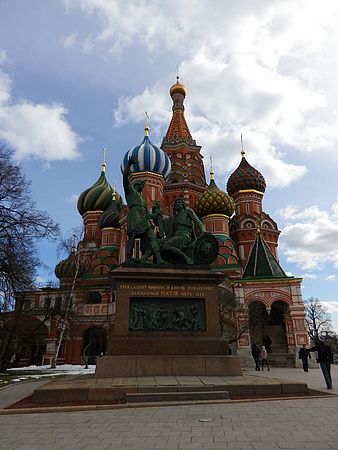 Basilius Kirche auf dem roten Platz