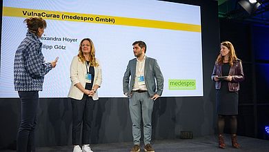 Die OTH AW-Ausgründung medespro gehörte zu einem von 21 Preisträgern des bundesweiten Gründungswettbewerbs