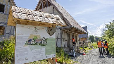 Geschichtspark Infotafel
