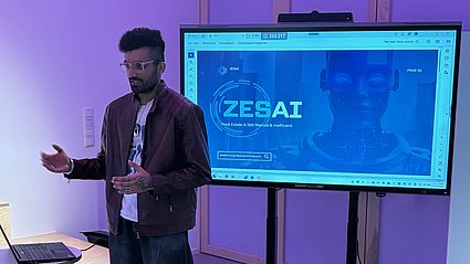 Fünf Masterstudierende nahmen an einem Coaching zur Unternehmensgründung teil