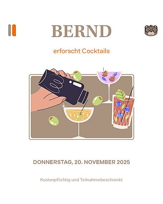 Cocktailforschung Plakat