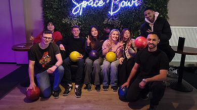 Auch ein Bowlingabend stand auf dem Programm