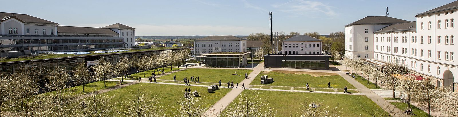 View of the Amberg campus with the MB/UT faculty