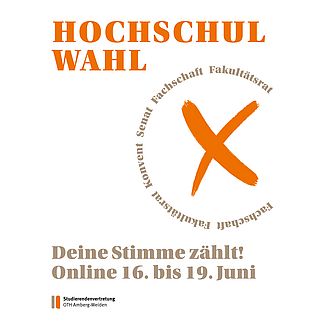 Hoschulwahlen Plakat Hoschulwahlen Plakat