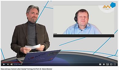 Mario Mocker bei seinem Onlinevortrag