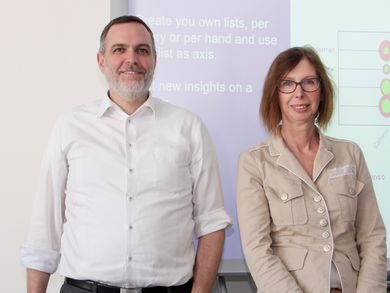 Daniel Ovadya, Questel, Paris mit Prof. Dr. Ursula Versch, OTH Amberg-Weiden 