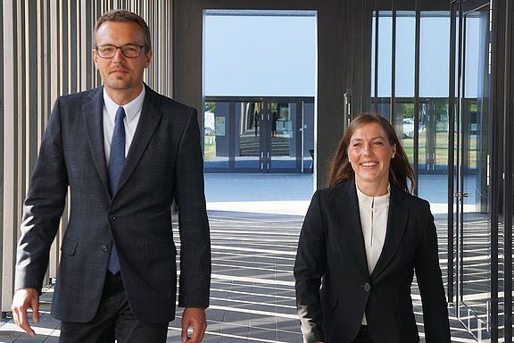 Dr. Marc Hainke und Prof. Dr. Julia Heigl