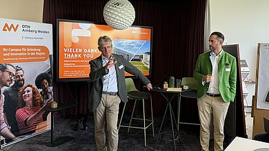 Prof. Dr. Hermann Raab und Prof. Dr. Thomas Schiller gaben Gründerungsinteressierten im Rahmen der GründerWerkstatt wertvolle Tipps zu rechtlichen Fragen