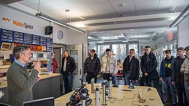 Gruppe im MakerSpace