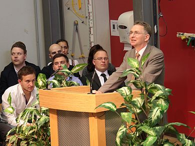 Dekan bei seiner Rede