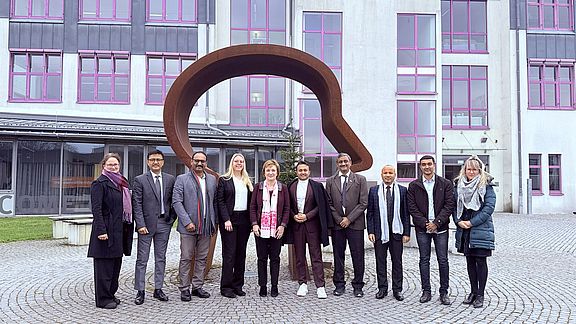 Eine Delegation aus Assam in Indien besuchte die OTH Amberg-Weiden zum Austausch über den Aufbau von Studienprogrammen