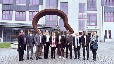 Eine Delegation aus Assam in Indien besuchte die OTH Amberg-Weiden zum Austausch über den Aufbau von Studienprogrammen