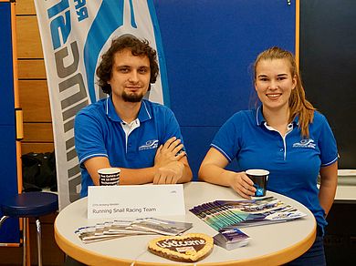 Ebenfalls vor Ort: das Running Snail Racing Team.