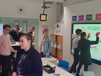 Im Innovationslabor am Campus in Weiden 