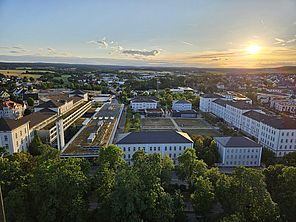 OTH-Campus Amberg vom Kirchturm St. Georg aus