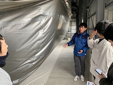 Gasspeicher der Biogasanlage