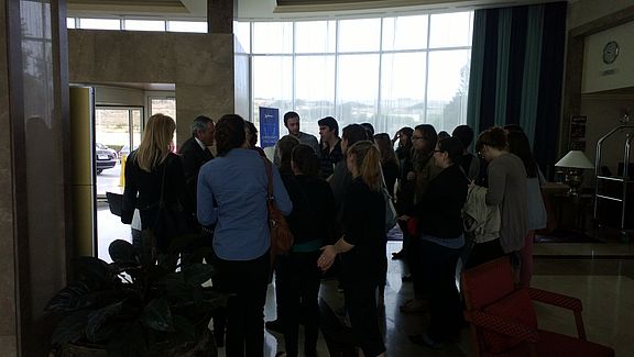 Studentengruppe aus Paris