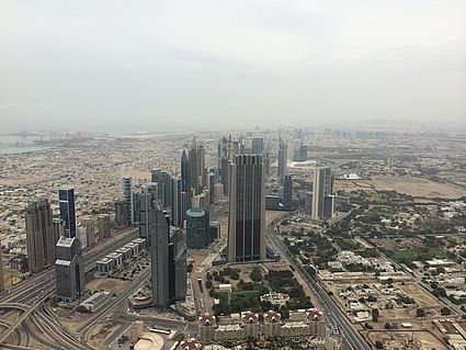 Aussicht "At the Top" - Burj Khalifa