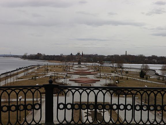 Jaroslawl liegt an der Wolga.