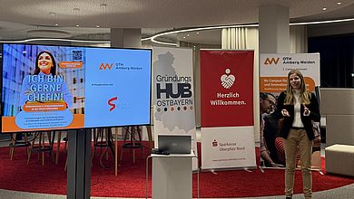 Prof. Dr. Julia Kreppmeier von der OTH Amberg-Weiden betonte die Relevanz der Gründungsfinanzierung in ihrem Vortrag