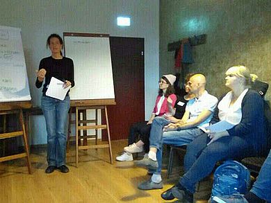 Die Teilnehmerinnen und Teilnehmer konnten zahlreiche Workshops und Kreativwerkstätten besuchen. 