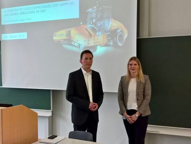 Verena Kopatsch und Harald Prölß, beide HAMM AG