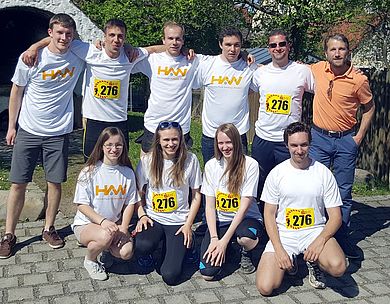 OTH-Staffelteam erfolgreich beim Landkreislauf Amberg-Sulzbach 