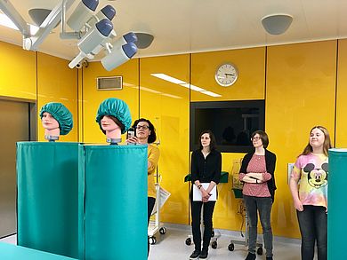 Besuch im Lehr- und Forschungs-OP