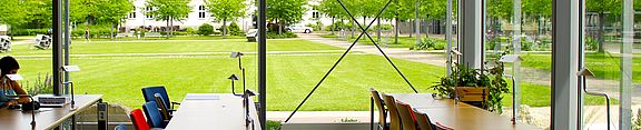 Ausblick Lesesaal Amberg