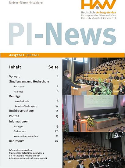 PI-News 2011 Titelseite