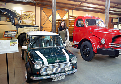 Automobil-Museum in Santa Cruz Mini Cooper