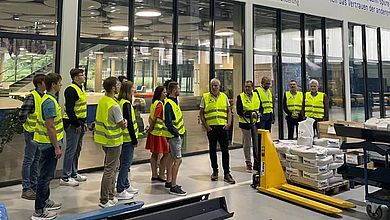 Auch eine Werksbesichtigung war Teil des Programms