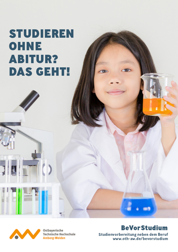 Studieren ohne Abitur, Gesundheit: Kind mit Becherglas