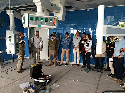 Besichtigung der Baustelle der neu geplanten Operationssäle im Klinikum Weiden
